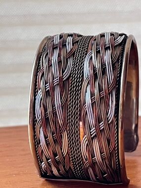 Metal Cuff in Earth Tones